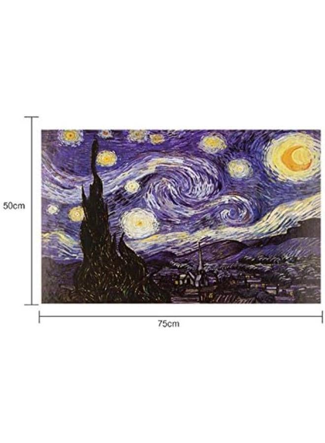 1000-Piece Jigsaw Puzzle Starry Night - Image 3