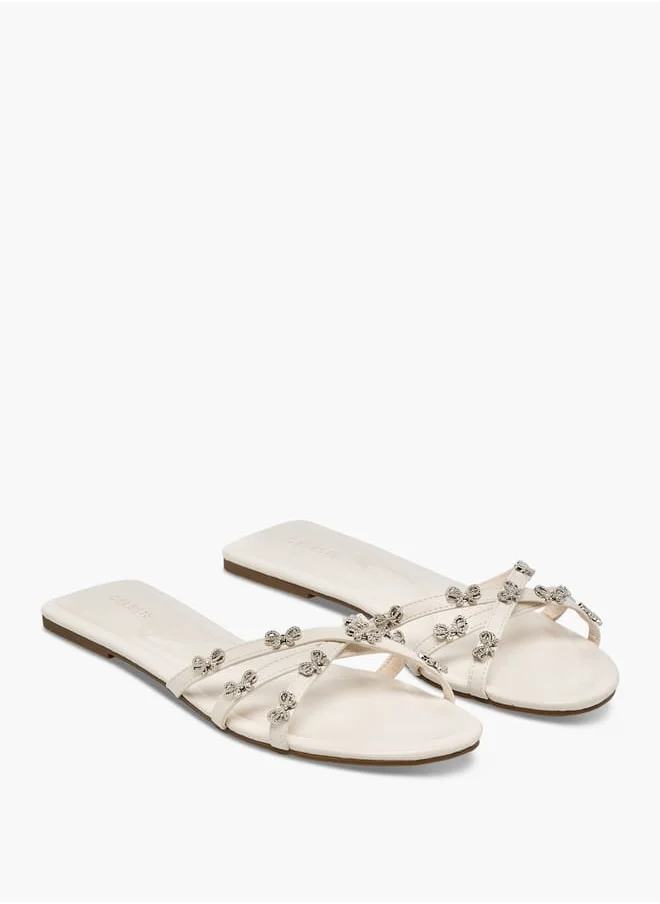 سيليست Women's Embellished Slip-On Sandals