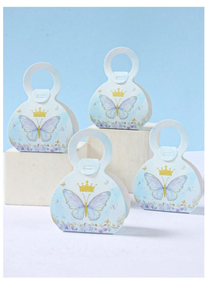 Generic 12 Pieces Of Butterfly Design Gift Boxes for birthday and baby shower favors  - Image 1