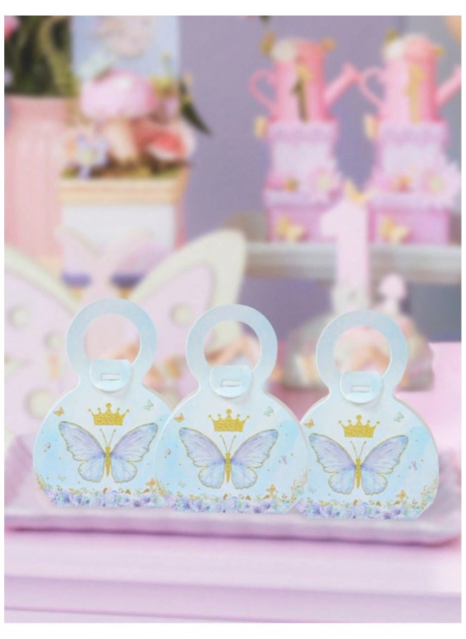 Generic 12 Pieces Of Butterfly Design Gift Boxes for birthday and baby shower favors  - Image 2
