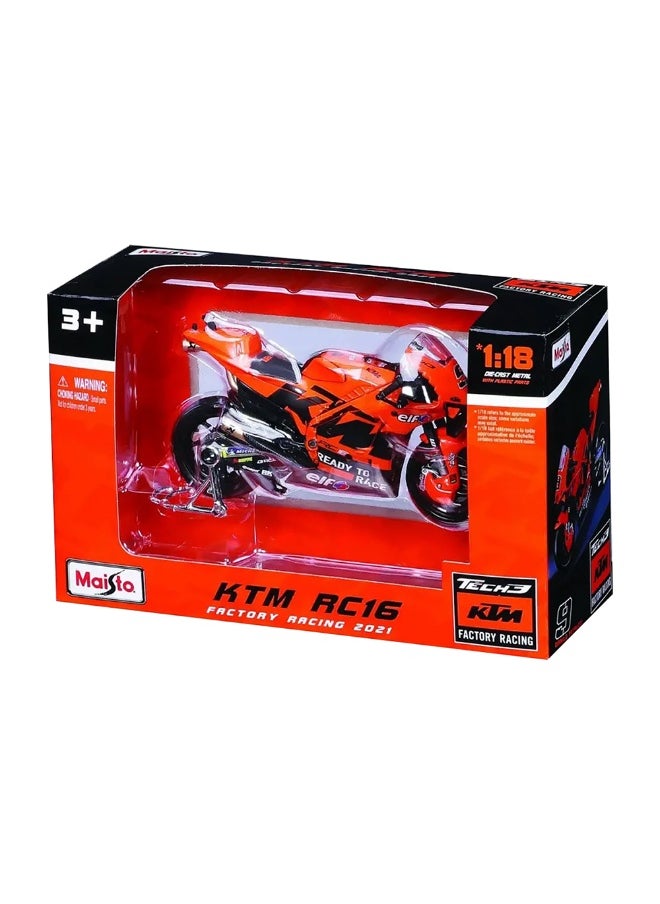 Maisto Maisto 2021 KTM RC16 Factory Racing Bike (1:1  - Image 1