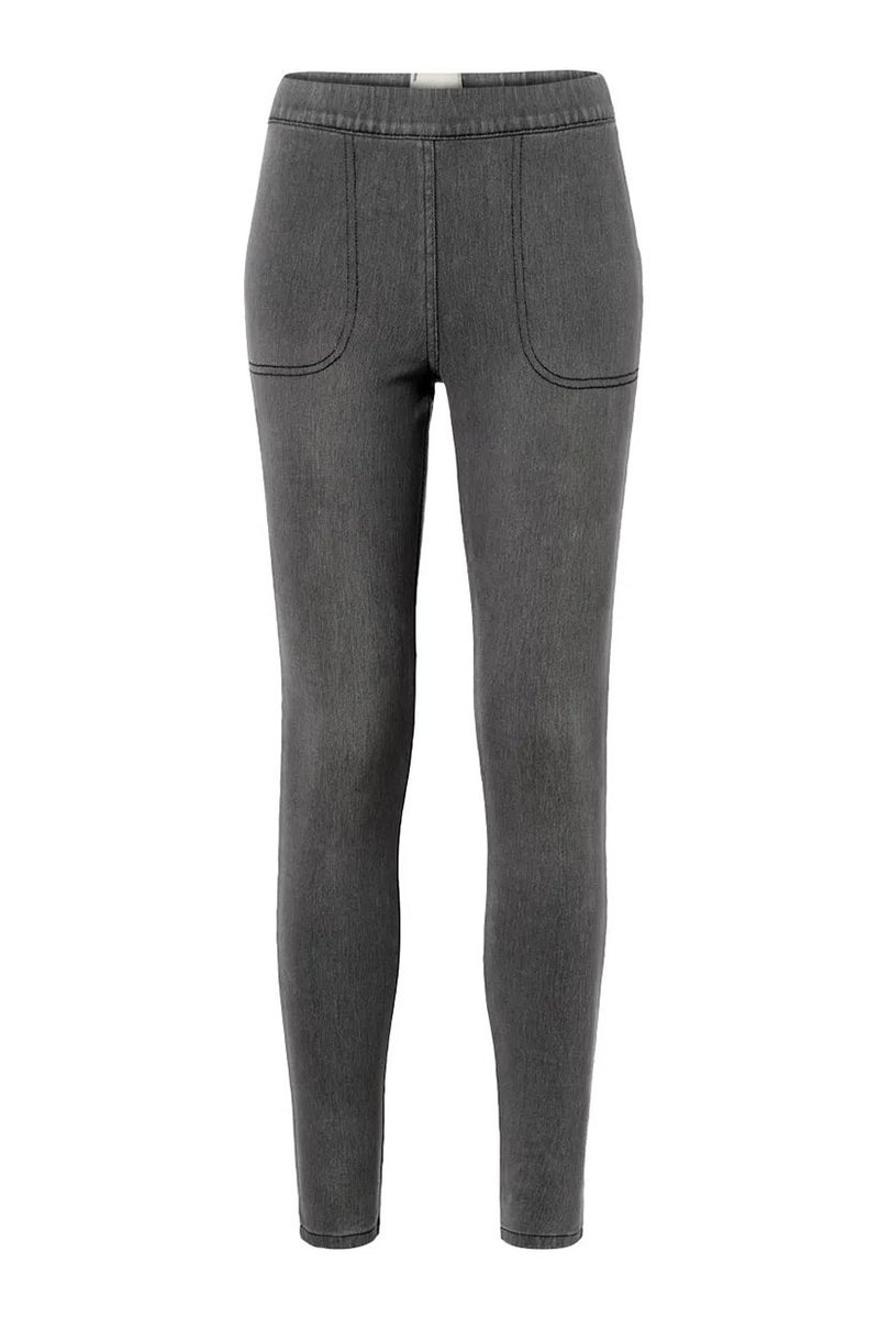 Tchibo Women Skinny Pull On Jeggings, Grey  - Image 2