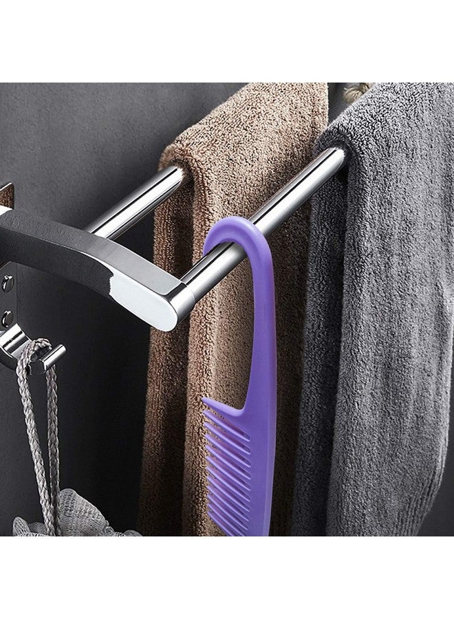 Wapodeai Wide Tooth Comb Detangling Hair Brush Premium Care Handgrip Comb Apply To For Curly Wet Dry Thick Hair Etc. (Purple) - Image 5