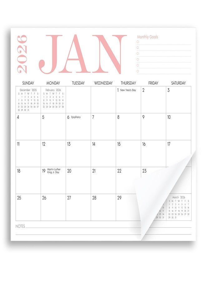 Zuozee Magnetic Calendar, Simple - Image 1