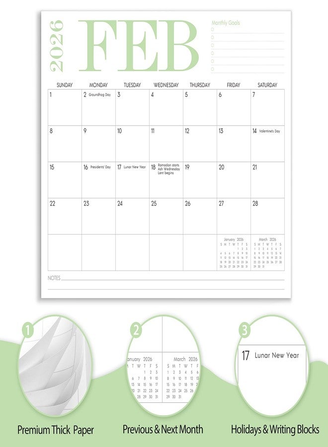 Zuozee Magnetic Calendar, Simple - Image 2
