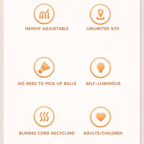 Proberos® Badminton Trainer Device Set, Bouncing Badminton Ball for Training Self Parent-Child Interactive Toys, Home Shuttlecocks Training Device Practice Swing for Children Adult - Image 4