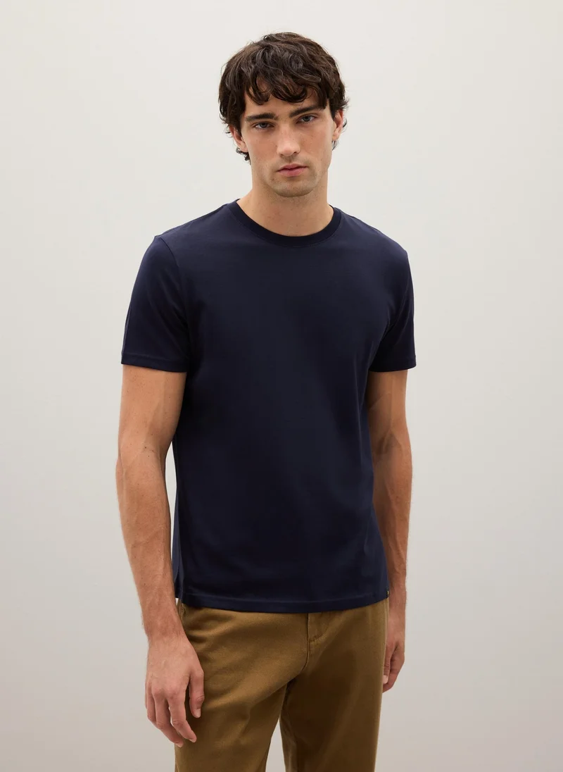 Ovs  OVS Blue Pure Cotton T-Shirt for Men | Best Price UAE