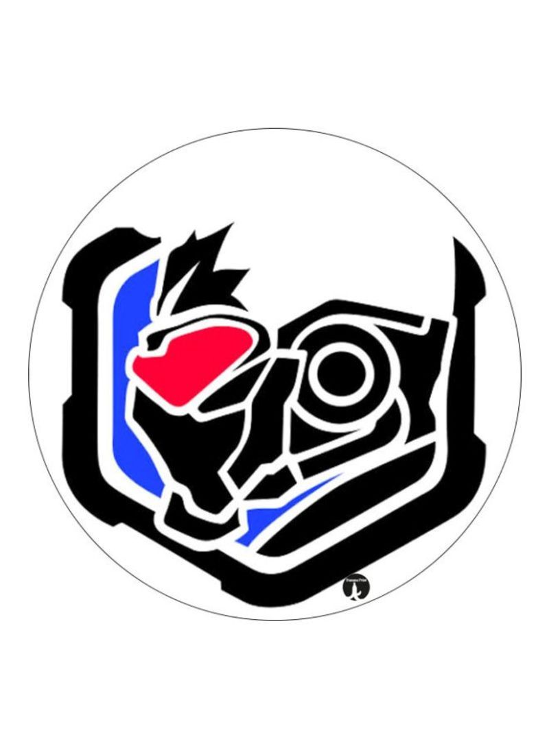 RKN Overwatch Printed Mousepad White/Black/Red