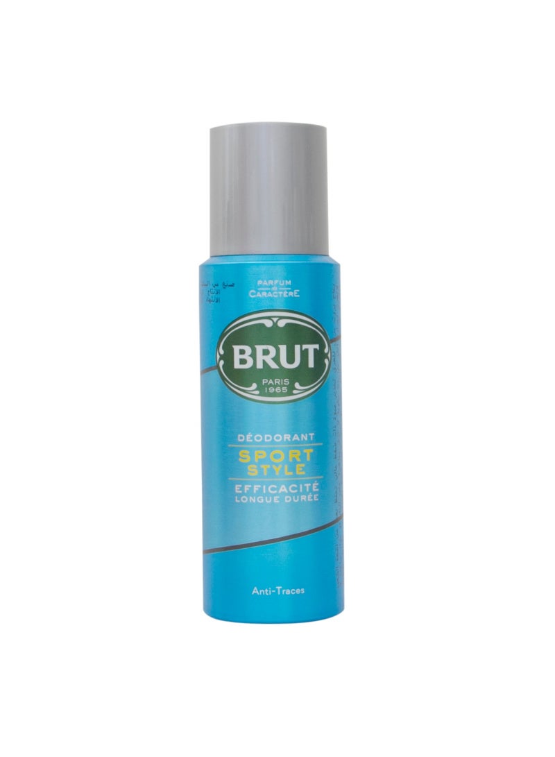 Brut Sport Style Deodorant Spray For Men 200 ml - Image 1