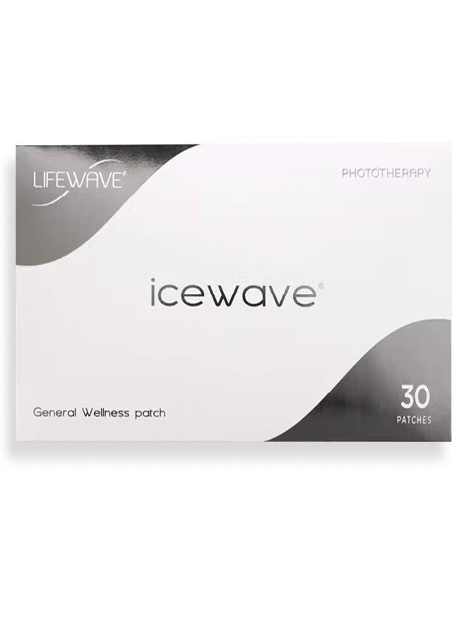 LifeWave IceWave Patches - Fast-Acting and Non-Addictive - No Drugs or Stimulants - 30 Patches in Sleeve, 15 White and 15 Tan Patches - Image 1