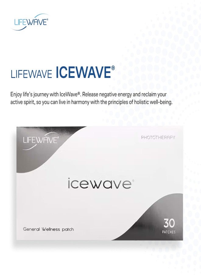 LifeWave IceWave Patches - Fast-Acting and Non-Addictive - No Drugs or Stimulants - 30 Patches in Sleeve, 15 White and 15 Tan Patches - Image 3