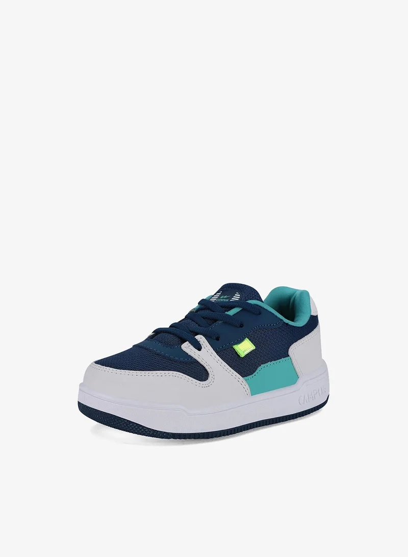 CAMPUS Mod.Blu/Wht Kids Low-Top Sneakers - Sporty Look with Cushioned Sole for All-Day Play  | Best Price UAE