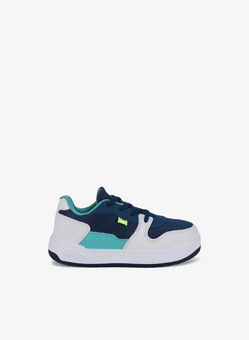 CAMPUS Mod.Blu/Wht Kids Low-Top Sneakers - Sporty Look with Cushioned Sole for All-Day Play  | Best Price UAE