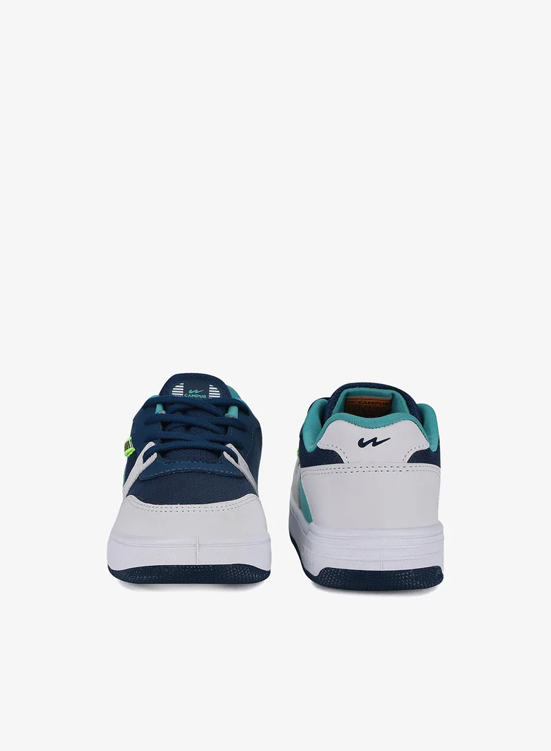 CAMPUS Mod.Blu/Wht Kids Low-Top Sneakers - Sporty Look with Cushioned Sole for All-Day Play  | Best Price UAE