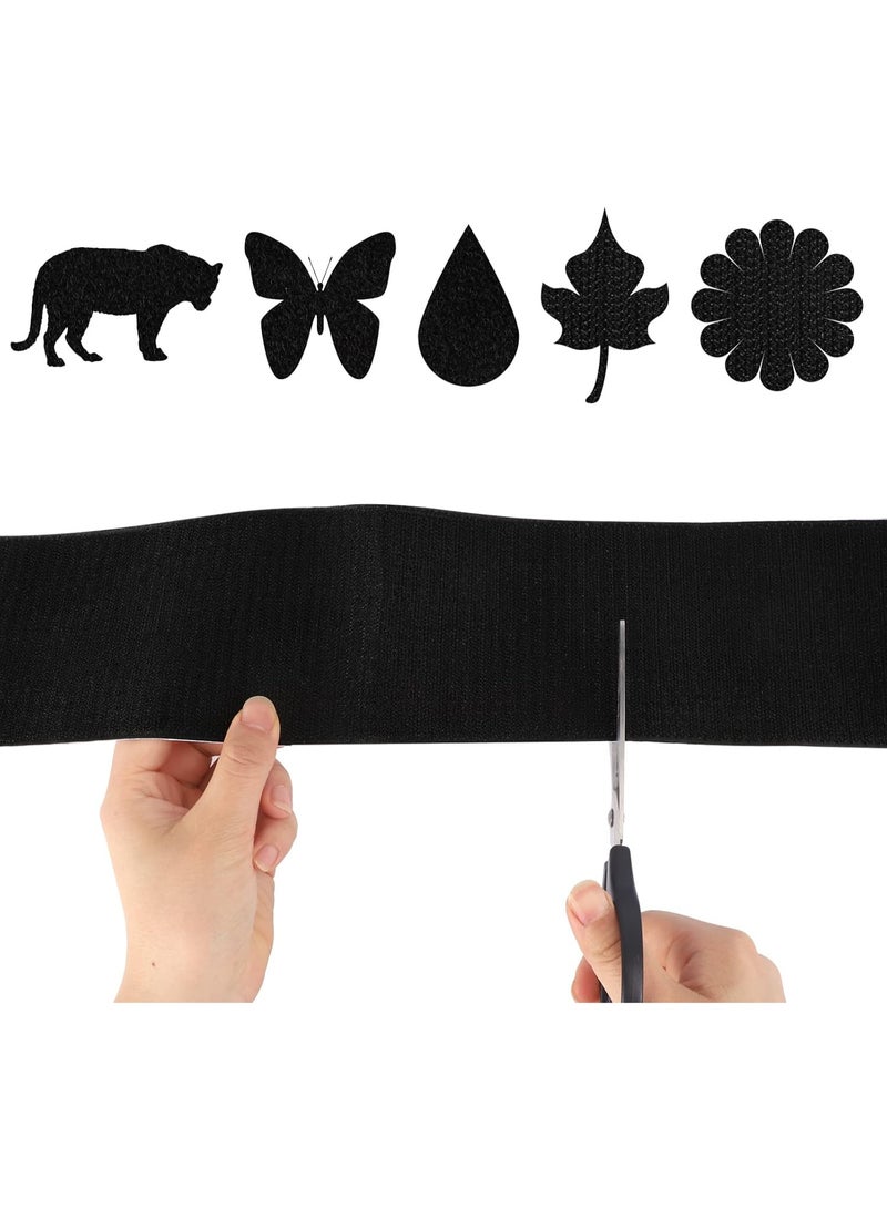 COCOBOO 4 Inch x 9 Feet Hook and Loop Tape for Couch Cushions, Strips with Adhesive, Nylon Self Adhesive Heavy Duty Strips for Home Office School Car and Crafting Organization - Image 4