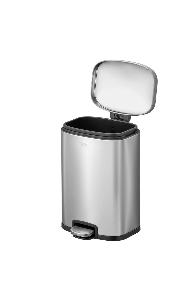 Eko Cube Shape 30L Step Bin with Fingerprint-Resistant Finish - Image 2