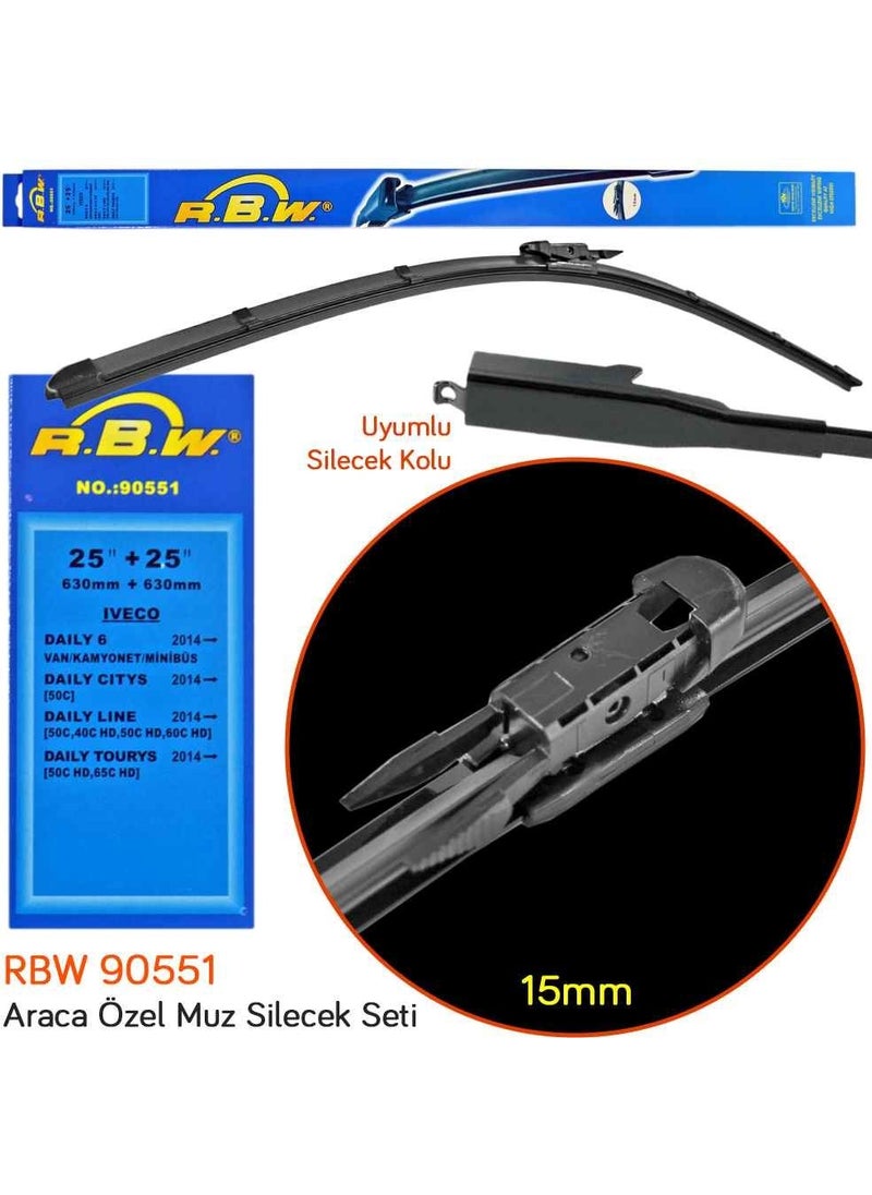RBW 90551 Daily 6 2014- Front Wiper Set  - Image 3