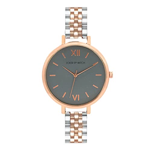 Joker & Witch Women Agnes 38mm Grey Dial 12mm Multi-Color Stainless Steel Watch - Image 1