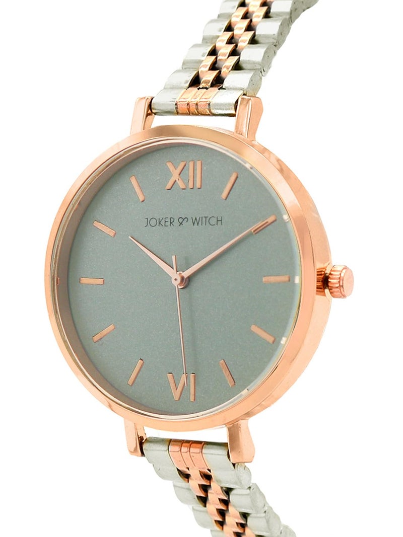 Joker & Witch Women Agnes 38mm Grey Dial 12mm Multi-Color Stainless Steel Watch - Image 3