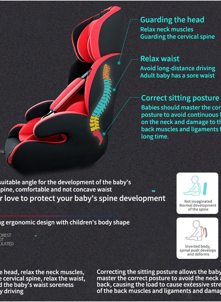 MaBaby Multifunctonal Baby Car Seat Removable Safety Seat for Child From 0 Months to 12 Years  - Image 5