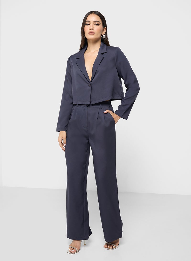 ELLA Cropped Blazer & Pant Set  - Image 1