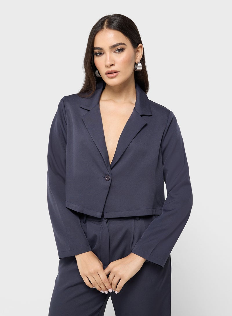 ELLA Cropped Blazer & Pant Set  - Image 3