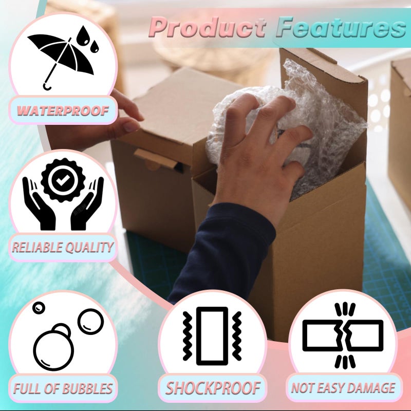 SEUNGCH 50-Pack 4"x6"Clear Bubble Out Bags for Packing & Shipping â€“ Double-Wall Bubble Cushioning Pouch for Moving & Fragile small Items Storage - Image 5