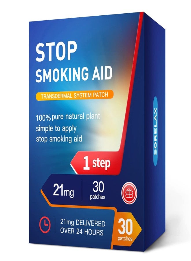 Tuwyfe 30 Patchs - Stop Smoking Aid Patches Step 1-21mg Best Product to Quit Smoking - Quit Smoking Aid That Work (step1) - Image 1