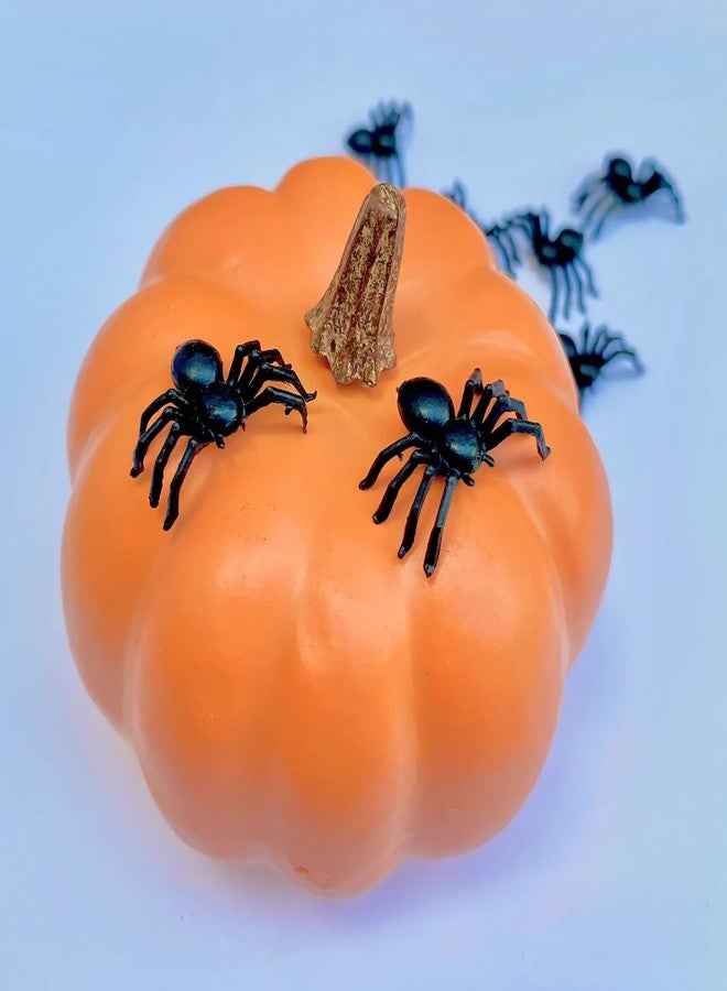 RillyRellow Miniature Black Spiders, Tiny Halloween Spiders, 30PCS, Plastic, Spider Style, Black, 1:12 Scale, Dollhouse Decor - Image 4