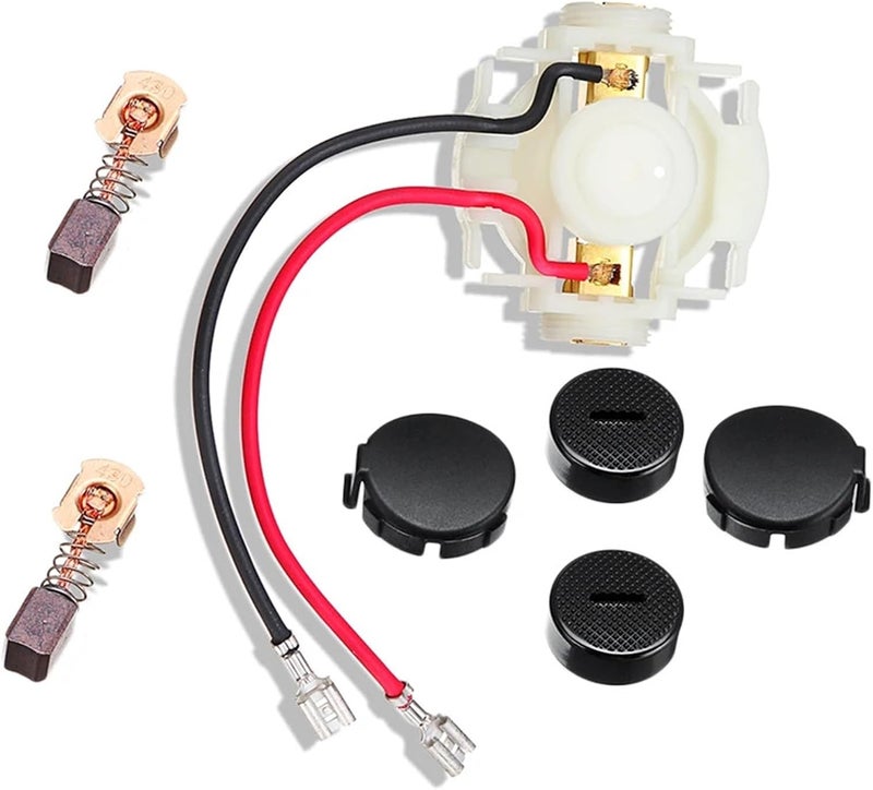 Wivplex Carbon Brush Cap Covers Holders Set - Image 1