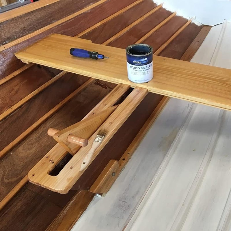 TotalBoat Wood Sealer - Marine Grade Sanding Sealer and Pre Varnish Primer for Boats and Wood (Quart) - Image 2