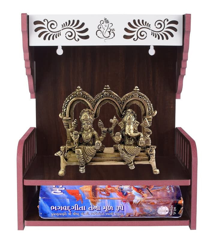 YIXT Handmade Beautiful Wooden Temple Home TemplePuja MandirWall Hanging and Table Top Home Mandir Temple Home Decor Beautiful Wooden Temple by YIXT579