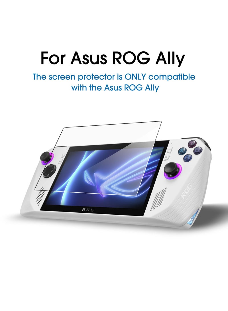 Screen Protector Glass for ASUS ROG Ally X Handheld 7 Inch 2024 Premium 9H Tempered Glass Screen Protector (2 Pack)  - Image 2