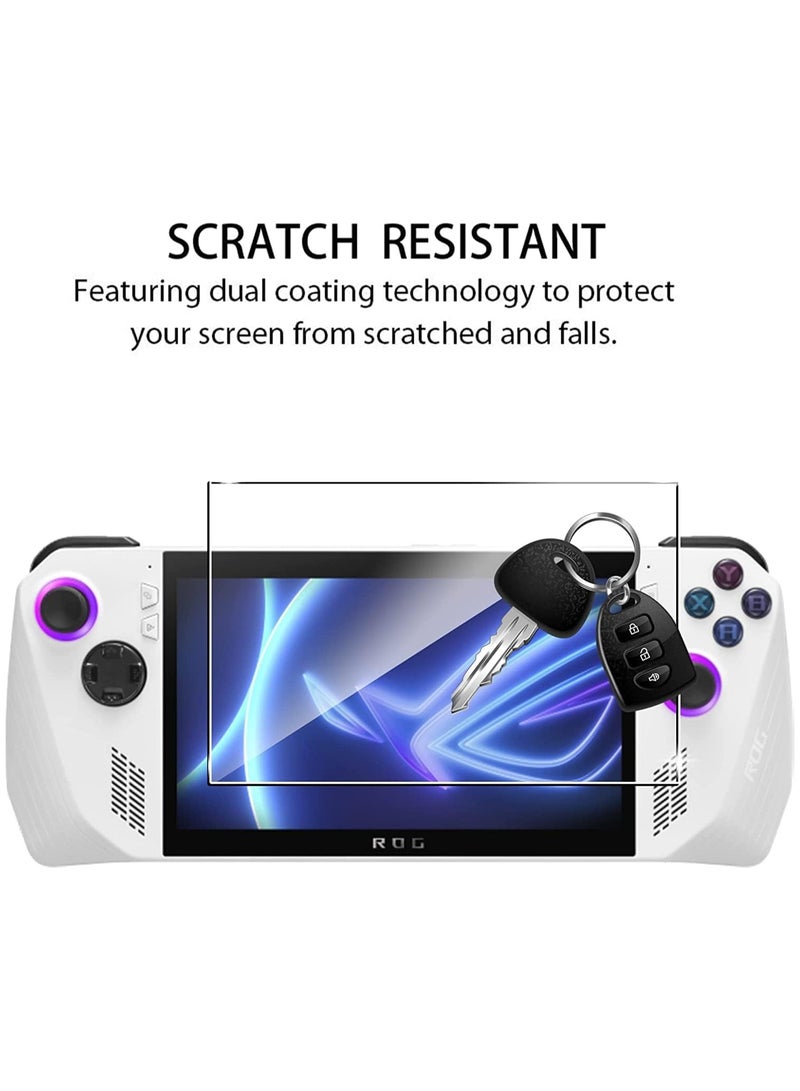 Screen Protector Glass for ASUS ROG Ally X Handheld 7 Inch 2024 Premium 9H Tempered Glass Screen Protector (2 Pack)  - Image 5