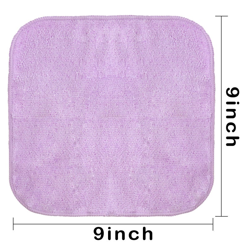 softan Baby Washcloths, 24Pack Baby Wash Cloths Extra Soft & Ultra Absorbent, Baby Towels and Washcloths Face Towel Unisex for Boys Girls Body, Washclothes Gentle on Sensitive Skin, 9x9 Pink Whale - Image 3