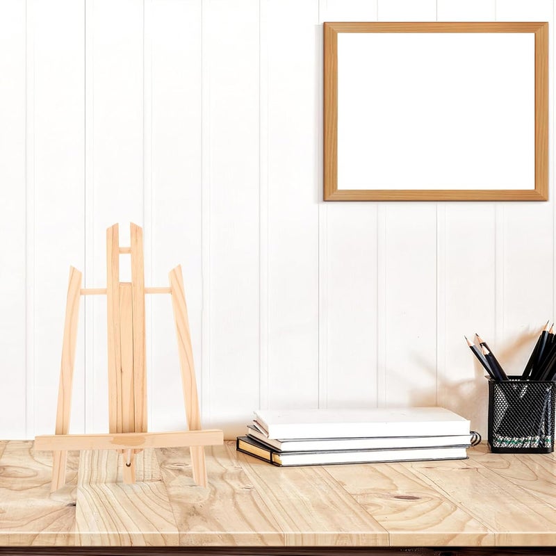 Wooden Tripod Easel Stand 30cm Small Tabletop Easel for Painting Canvas Display Art Projects and Picture Frames - Image 5