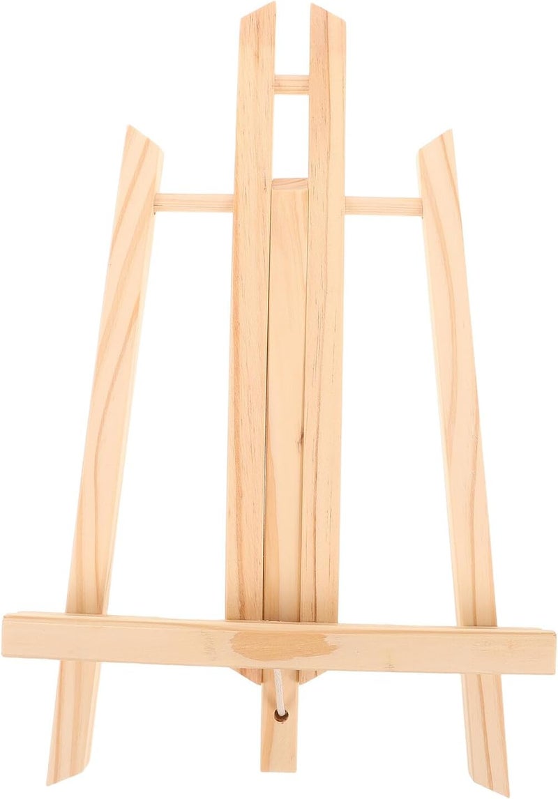 Wooden Tripod Easel Stand 30cm Small Tabletop Easel for Painting Canvas Display Art Projects and Picture Frames - Image 1