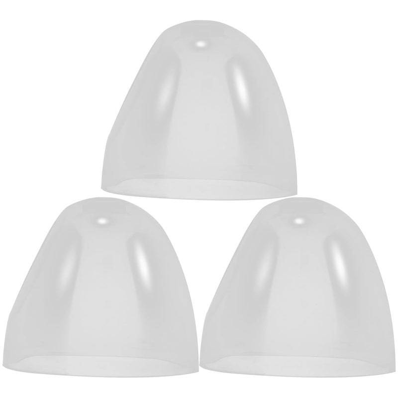 Vaguelly 3 Pcs Baby Bottle Cap Bottle Replacement Caps Pump Parts Dome Lid Protects Nipples 244X244X216in - Image 1