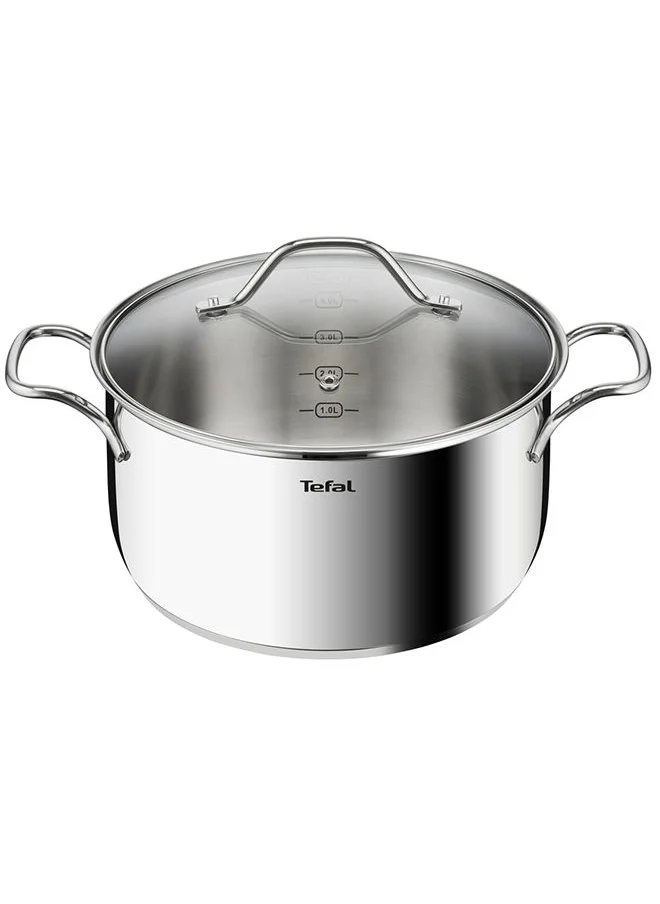 Tefal Intuition 24 cm Casserole Premium Stainless Steel 18/10 4.9 L Induction