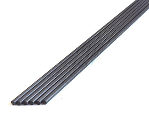 cncarbonfiber 6pcs 1.0mm Carbon Fiber Rods 1.0x420mm,Solid Carbon Fiber Tube(pultrusion),1.5/2/3/4/5mm Available - Image 4