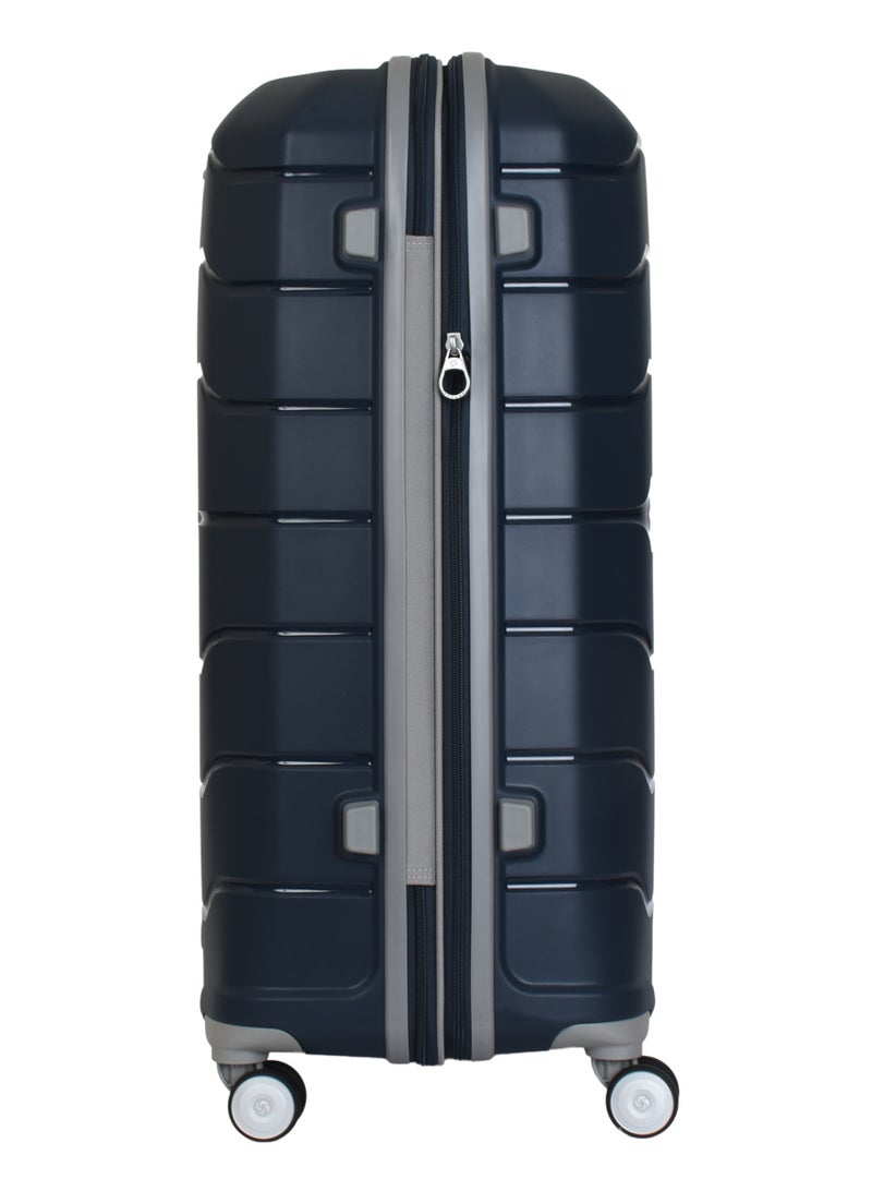 سامسونايت حقيبة سفر صلبة (فري فورم) بمقاس 75/28 مع عجلات دوارة – لون كحلي - Image 4