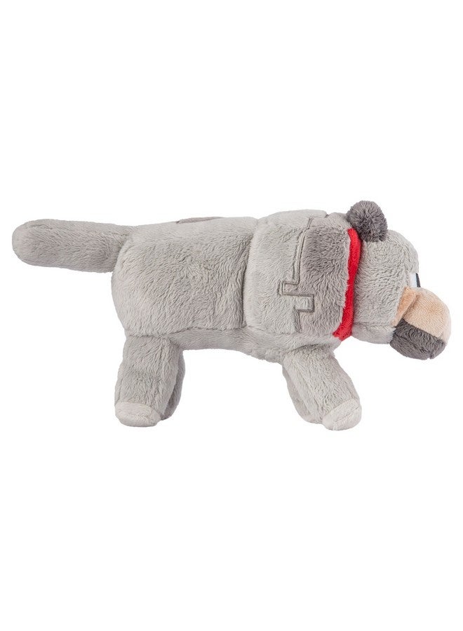 JINX Minecraft Wolf Plush Stuffed Toy, Gray, 15" Long - Image 2