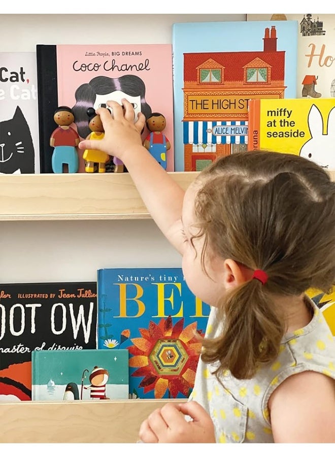 Tender Leaf Toys - Sunny Doll Family - Set of 4 Multicultural Wooden Dolls for Miniature Games and Doll House Play - Inspires Endless Imaginative Play - Age 3+ - Image 5