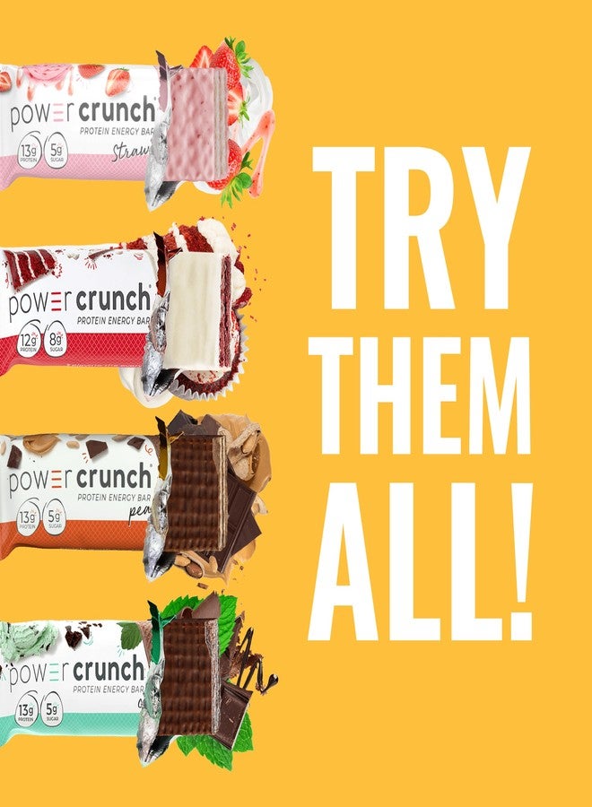 Power Crunch Protein Wafer Bars, High Protein Snacks with Delicious Taste, S'Mores, 1.4 Ounce (12 Count) - Image 5