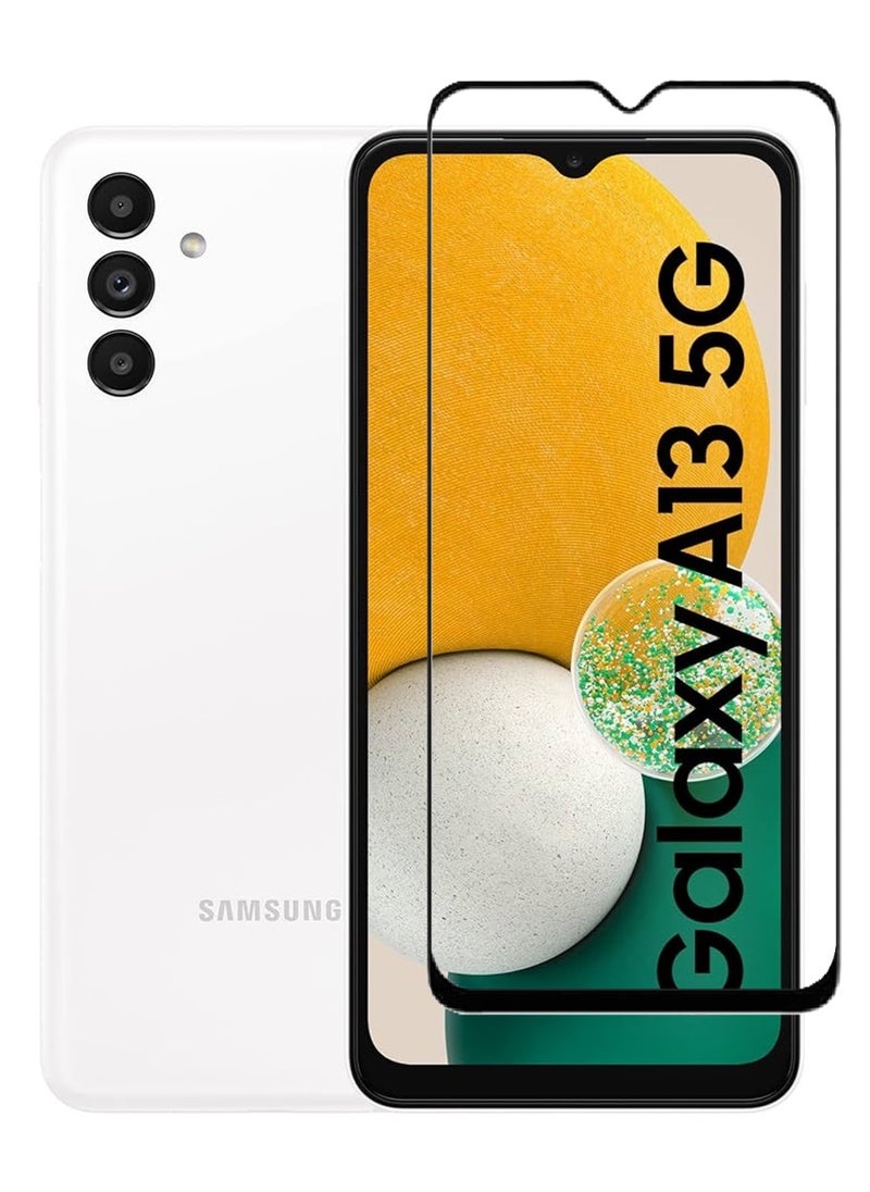 AINA Tempered Glass Screen Protector 5D Designed For Samsung Galaxy A13 5G Full Glue Edge to Edge Full Screen Coverage And Bubble Free - Image 1