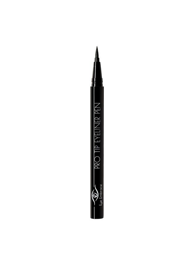 Eye Embrace Pro Tip Eyeliner Pen: Black Waterproof FeltTip Liquid Eyeliner Pen for the Eyes CrueltyFree (Black) - Image 3