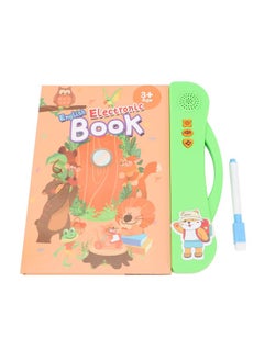 NIBEMINENT Kids English Sound Book 11 Educational Topics Clear Pictures Interactive Electronic Learning for Children Green  - Image 2