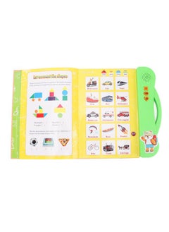 NIBEMINENT Kids English Sound Book 11 Educational Topics Clear Pictures Interactive Electronic Learning for Children Green  - Image 4