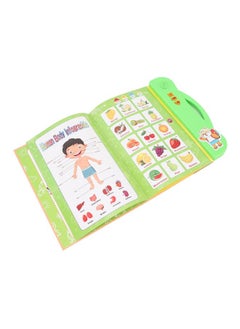 NIBEMINENT Kids English Sound Book 11 Educational Topics Clear Pictures Interactive Electronic Learning for Children Green  - Image 5