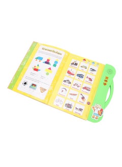NIBEMINENT Kids English Sound Book 11 Educational Topics Clear Pictures Interactive Electronic Learning for Children Green  - Image 3